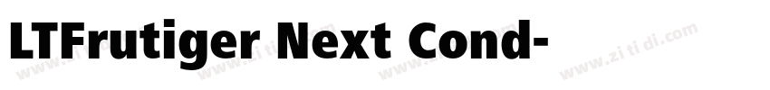 LTFrutiger Next Cond字体转换